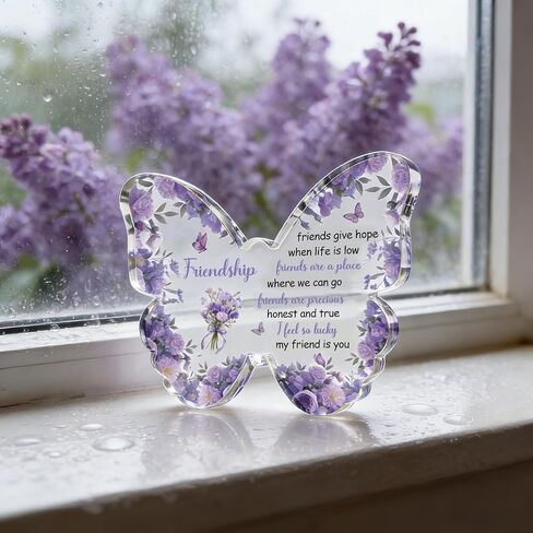 Friendship Gifts for Women Best Friend Birthday Galentines Day Gifts for Women Friends Special Bestfriend Gift Ideas for Friend Female Besties Unique Butterfly Gift for Friends in Kuwait