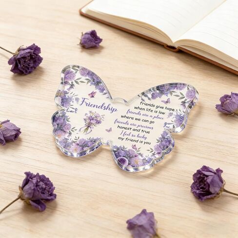 Friendship Gifts for Women Best Friend Birthday Galentines Day Gifts for Women Friends Special Bestfriend Gift Ideas for Friend Female Besties Unique Butterfly Gift for Friends in Kuwait