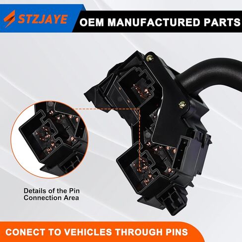 Turn Signal Switch Replacement Compatible with Ford E-150/E-250 2005-2014, for E-150/E-350 Club Wagon 2005,for E-350 Super Duty 2005-2019 Multi-Function Windshield Wiper Replaces CBS1403 in Saudi Arabia