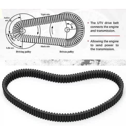 Drive Belt Compatible with Manco/American Sportworks (ASW) 2-20694 Belt，Replace 2-20694, 19719, 17918 in Saudi Arabia