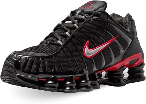 حذاء Nike Shox TL للرجال (CN0151-003، أسود/أحمر جامعي/فضي معدني) مقاس 13 in Saudi Arabia