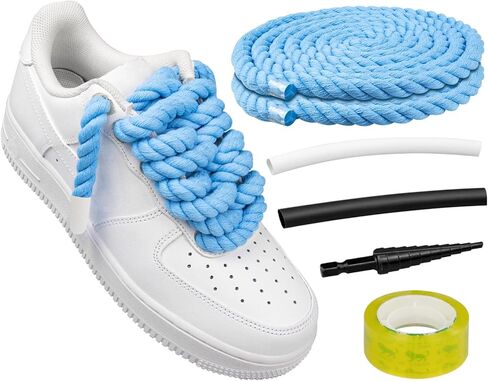 Endoto Rope Laces for Air Force 1, Thick Chunky Fat Shoelaces Strings for AF Sneaker Shoes in Saudi Arabia