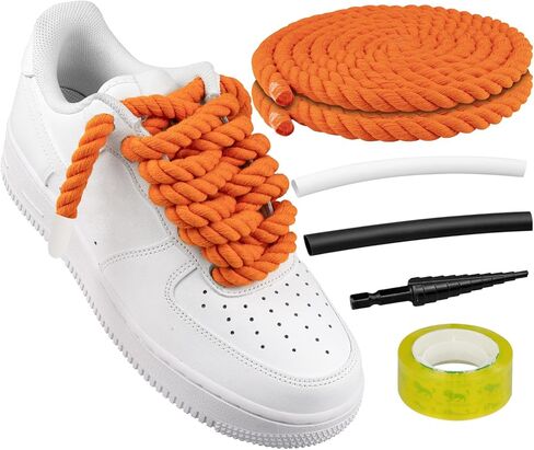 Endoto Rope Laces for Air Force 1, Thick Chunky Fat Shoelaces Strings for AF Sneaker Shoes in Saudi Arabia