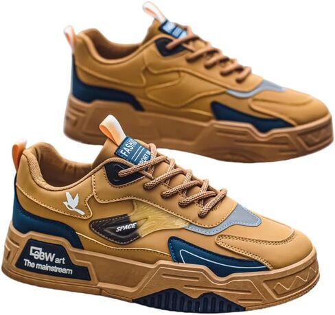 أحذية تزلج رجالية عصرية ذات نعل سميك، مناسبة للمشي في الحرم الجامعي في الهواء الطلق in Kuwait