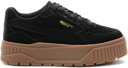 PUMA Kids Girls Karmen Ii Idol Sd Lace Up Sneakers Shoes Casual - Black in Saudi Arabia
