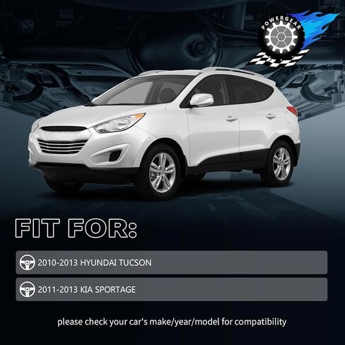 طقم تعليق ذراع التحكم السفلي الأمامي POWERGEAR قطعتين مناسب لـ 2010-13 Hyundai Tucson، 2011-13 Kia Sportage in Kuwait