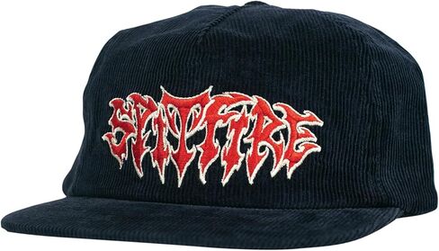Spitfire Wheels Hat Demon Script Snapback Navy/Red in Saudi Arabia