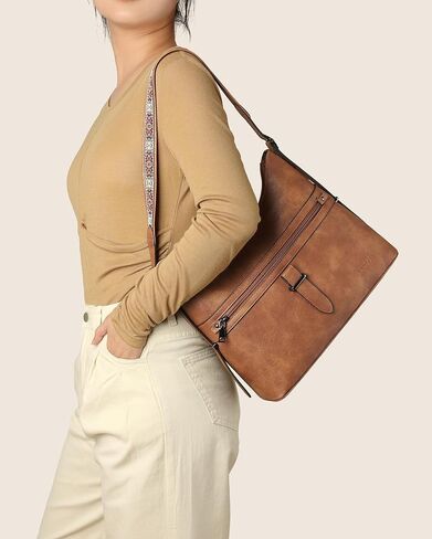 FADEON Laptop Bag for Women & Womens Purses Brown Collection in Kuwait
