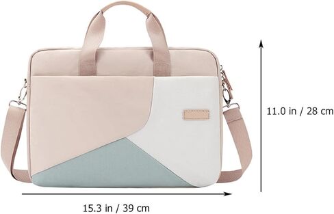Uonlytech Laptop Carrying Tote Bag for Women Business Briefcase with Double Zippers Shockproof Lining Water Resistant Tablet Case for Office and Travel in Saudi Arabia