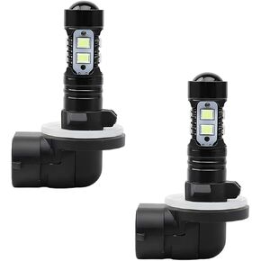 YoRise 2PCS مشرق 881 LED مصابيح الضباب، 50W 6000K زينون الجليد الأزرق المصابيح الأمامية، عالية الطاقة 881، 889، 862، 886، 894، 896، 898 LED DRL النهار تشغيل أضواء استبدال للسيارة (الأزرق) in Kuwait