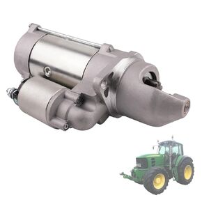 Starter Compatible with John Deere Tractors 6230/6330/6430/6530/6630/6830/6930/7130/7230/7330/7430/7530 94HP-115-HP 07/08/09/10/11/12 Replaces # RE527400 91-15-7317 SE501868 0001260001 0-001-260-001 in Kuwait