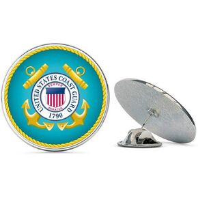 U.S. Coast Guard Seal Metal 0.75" Lapel Hat Pin Tie Tack Pinback in Kuwait