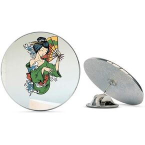 قبعة جيشا معدنية جميلة بطول 0.75 سم على شكل دبوس وربطة عنق على الظهر in Kuwait