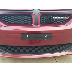 1 Front License Plate Tag Holder Mounting Adapter Bumper Kit Bracket for Dodge (All Models) Quantity Discount (9.45$ to 5.60$) (each with 6 Screws+2 Built In Nuts) – Premium Car Set Accessories (1) in Kuwait
