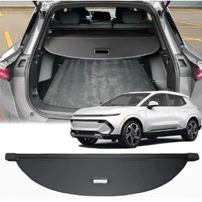 غطاء الحمولة لملحقات شيفروليه تشيفي إكوينوكس EV 2025 2024، غطاء صندوق السيارة الجلدي القابل للسحب يناسب ملحقات إكوينوكس EV وشاشة الخصوصية الآمنة (للمركبات الكهربائية فقط، وليس للإعتدال) in Kuwait