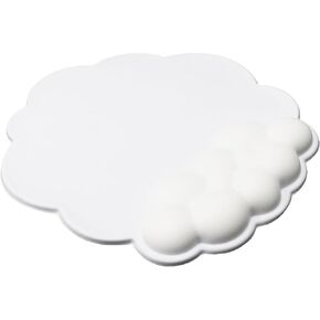 Cloud Mouse Pad with Wrist Rest, Ergonomic Memory Foam Cushion & Stable Non-Slip Base, Pain Relief Comfort for Office, Home, Gaming Computer Setup, White in Kuwait