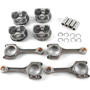 Engine Connecting Rod Piston and Rings Kit STD 23040-2G200 23510-2G500 Compatible with Sonata Optima 2.4L G4KJ in Kuwait