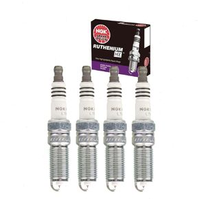 4 قطع شمعات NGK روثينيوم HX متوافقة مع فورد موستانج 2.3 لتر L4 2015-2021 in Kuwait