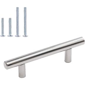 homdiy 10 Pack 5 Inch Cabinet Pulls Gold Cabinet Handles, Brushed Brass Pulls for Dresser Drawers Gold Kitchen Hardware in Kuwait