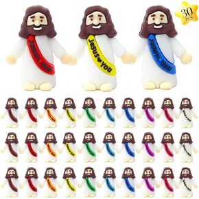 320-Piece Mini Jesus Figurine in Bulk Pocket Jesus Loves You Religious Party Gifts Sunday School Baptism Presents Easter Egg Stuffing in Saudi Arabia