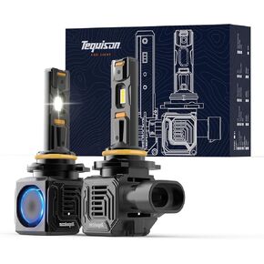 𝟗𝟎𝟎𝟔/𝐇𝐁𝟒 Fog Light Bulbs, 60,000LM Ultra Bright 6500K Cool White Fog Light Bulb with 16,000RPM Turbo Fan, IP68 Waterproof, Plug & Play, Halogen Replacement, CANBus Ready, Pack of 2 in Kuwait