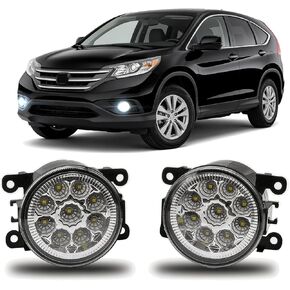 Fog Light Bulb 3.5 Inch Pair LED Front Bumper Fog Driving Lamp Light For Honda CR-V CRV 2012 2013 2014,6000k,Pack of 2 in Kuwait