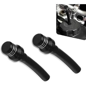 2PCS Breather Hose Gas Fuel Tank Cap, CNC One Way Tank Valve Vent Tube, Aluminum Gas Cap Breather Valve with Check Ball, Universal Fuel Cap Vent Tube for Dirt Bike ATV Motorcycle (Black) in Kuwait