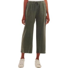 Splendid Women's Linen Blend Cropped Wide Leg Drawstring Pant in Saudi Arabia