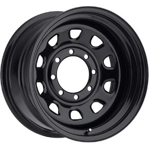 Vision 84 D Window 15x8 5x4.75" -19mm Gloss Black Wheel Rim in Kuwait