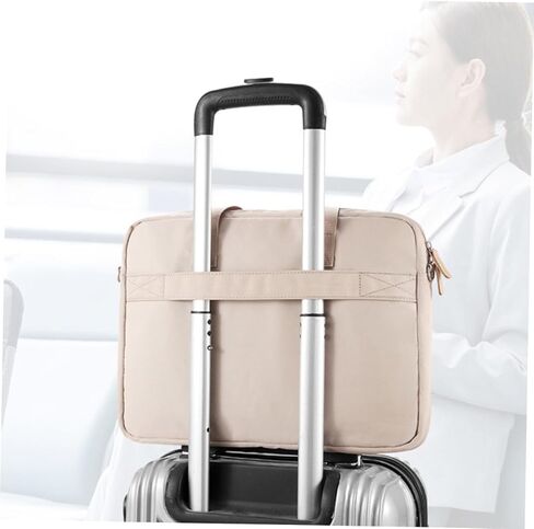 Uonlytech Laptop Carrying Tote Bag for Women Business Briefcase with Double Zippers Shockproof Lining Water Resistant Tablet Case for Office and Travel in Saudi Arabia
