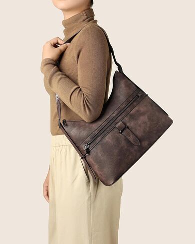 FADEON Laptop Bag for Women & Womens Purses Brown Collection in Kuwait