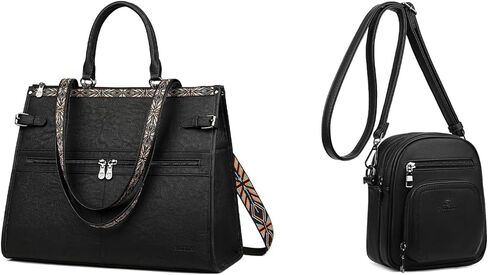 FADEON Laptop Bag for Women & Crossbody Bags Black Collection in Kuwait