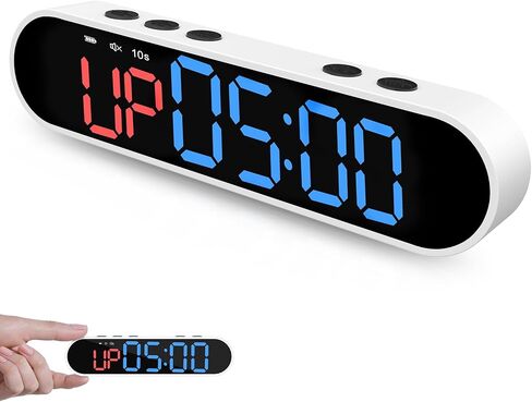 5-in-1 Decibel Meter Wall Hanging Sound Level Meter 30-130dB Range 11 Inch Large LED Display Noise & Time & Temperature & Humidity Meter Wide Applications for Home, Studio, Factory, Classroom in Kuwait