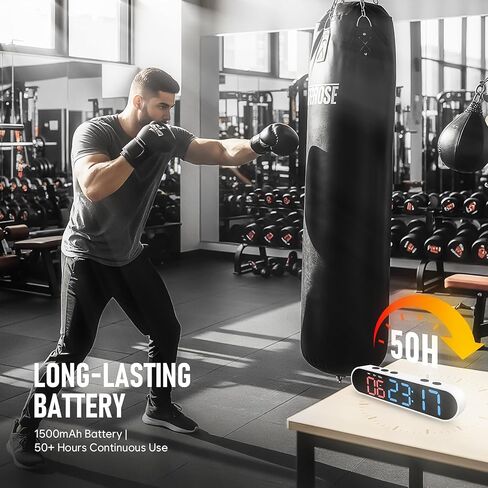 5-in-1 Decibel Meter Wall Hanging Sound Level Meter 30-130dB Range 11 Inch Large LED Display Noise & Time & Temperature & Humidity Meter Wide Applications for Home, Studio, Factory, Classroom in Kuwait