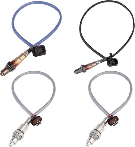 Oxygen O2 Sensor Upstream and Downstream Fits for F150 2015 2016 3.5L V6 Turbo, for F150 3.5L V6 2015-2016 Turbocharged, Replace 234-5076, 234-5113, 234-4961, 8F9Z-9F472-G, 8F9Z-9F472-H 4Pcs in Saudi Arabia