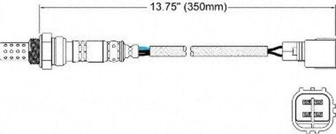 Walker Products 250-24360 4-Wire Oxygen Sensor in Saudi Arabia
