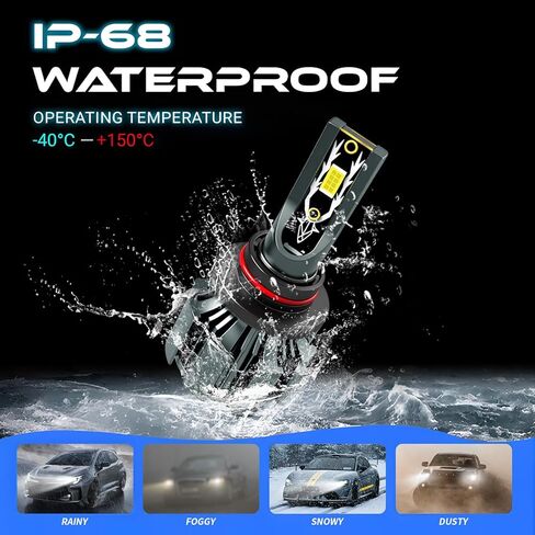 Fit For Honda Pilot (2006-2018) Light Bulbs Combo, Hi & Lo Beam Bulbs+ Fog Lights Bulbs Kit, 6500K White, Plug and play, Pack of 6 in Saudi Arabia
