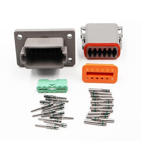for Deutsch 12-pin 14-16AWG Flange Connector Kit Solid Contacts in Saudi Arabia