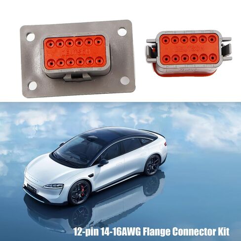 for Deutsch 12-pin 14-16AWG Flange Connector Kit Solid Contacts in Saudi Arabia