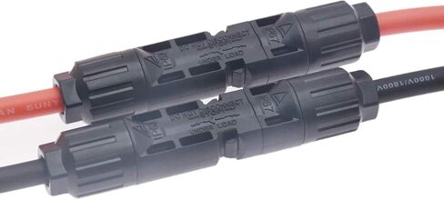 كابل تمديد للطاقة الشمسية 10AWG بطول 5 أقدام، طرف واحد مع موصل PV مقاوم للماء IP67 وسلك عاري من طرف واحد، نحاس معلب للوح الشمسي لوحدة التحكم بالشحن، مولد للطاقة الشمسية، عربة سكن متنقلة، قارب، نظام خارج الشبكة in Kuwait