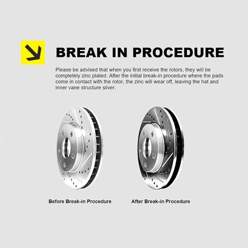 Hart Brakes Front Rear Brakes and Rotors Kit |Front Rear Brake Pads| Brake Rotors and Pads| Ceramic Brake Pads and Rotors |fits 2019-2021 Subaru Ascent in Kuwait
