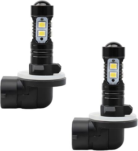 YoRise 2PCS مشرق 881 LED مصابيح الضباب، 50W 6000K زينون الجليد الأزرق المصابيح الأمامية، عالية الطاقة 881، 889، 862، 886، 894، 896، 898 LED DRL النهار تشغيل أضواء استبدال للسيارة (الأزرق) in Kuwait