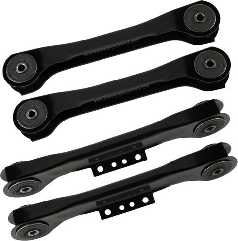 Rear Upper and Lower Control Arm Fit for Jeep TJ 1997-2006 All Models, Wrangler 1997 1998 1999 2000 2001 2002 2003 2004 2005 2006 All Models - 4 PCS Suspension Kit K640734 K620246 in Saudi Arabia