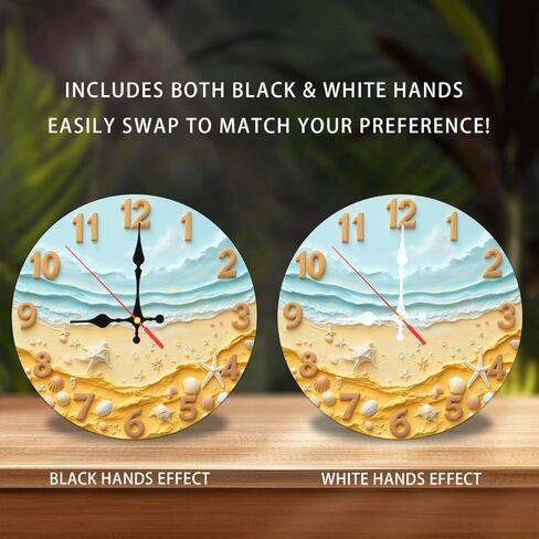 ساعة حائط على شكل شاحنة حمراء عتيقة لديكور المنزل، ساعة حائط خشبية مقاس 10 بوصة، حركة صامتة، تعمل بالبطارية (بطاريات AA غير متضمنة)، ديكور منزلي فني، مثالية لهجات المنزل in Kuwait