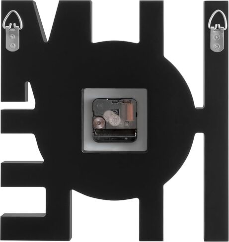 SHYFOY Decorative Wall Clock, Modern Mirrored Wall Clock, Sliver Home Wall Decor Silent Clocks for Bedroom, Entryway, Living Room Art Decor, Home Letterforms Wall Clocks,11.8 inch in Saudi Arabia