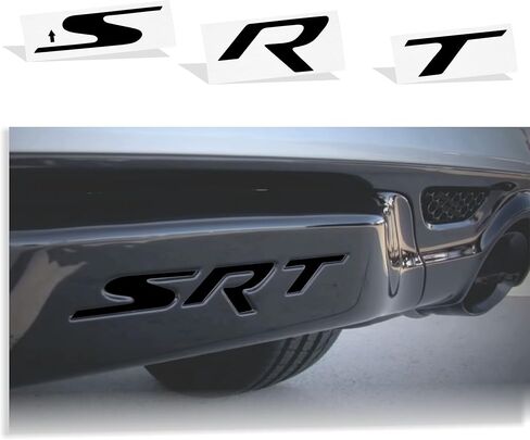 Reflective Concepts SRT Hitch Bezel Inlay Decal fits 2012-2021 Jeep Grand Cherokee SRT - (Color: Gloss Red) in Saudi Arabia