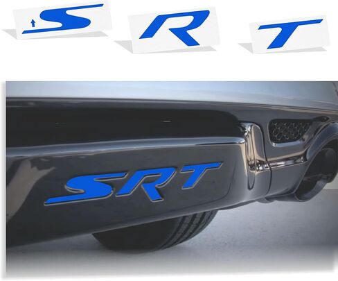 Reflective Concepts SRT Hitch Bezel Inlay Decal fits 2012-2021 Jeep Grand Cherokee SRT - (Color: Gloss Red) in Saudi Arabia