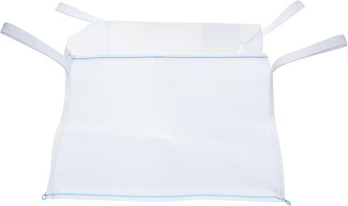 DURASACK Concrete Washout White Bag 130-Gallon Open Top Flat Bottom Woven Polypropylene Construction Demo Contractor Bag with Plastic Liner in Kuwait