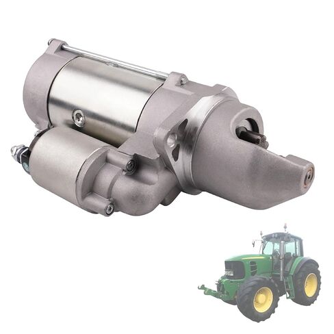 Starter Compatible with John Deere Tractors 6230/6330/6430/6530/6630/6830/6930/7130/7230/7330/7430/7530 94HP-115-HP 07/08/09/10/11/12 Replaces # RE527400 91-15-7317 SE501868 0001260001 0-001-260-001 in Kuwait