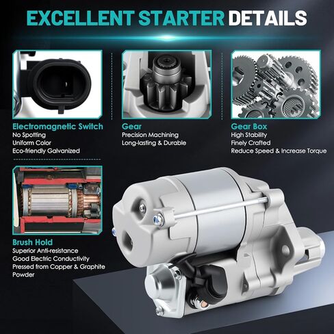 17785 Starter Motor Fit for 1500-Ram, Dakota, Durango, Ram 2500, 3500, 1500-Ram Van, Ram 2500 Van, 3500 Van, Raider Automotive Replacement Starters#17785N, 17894, 19135576 Engine Starter in Saudi Arabia